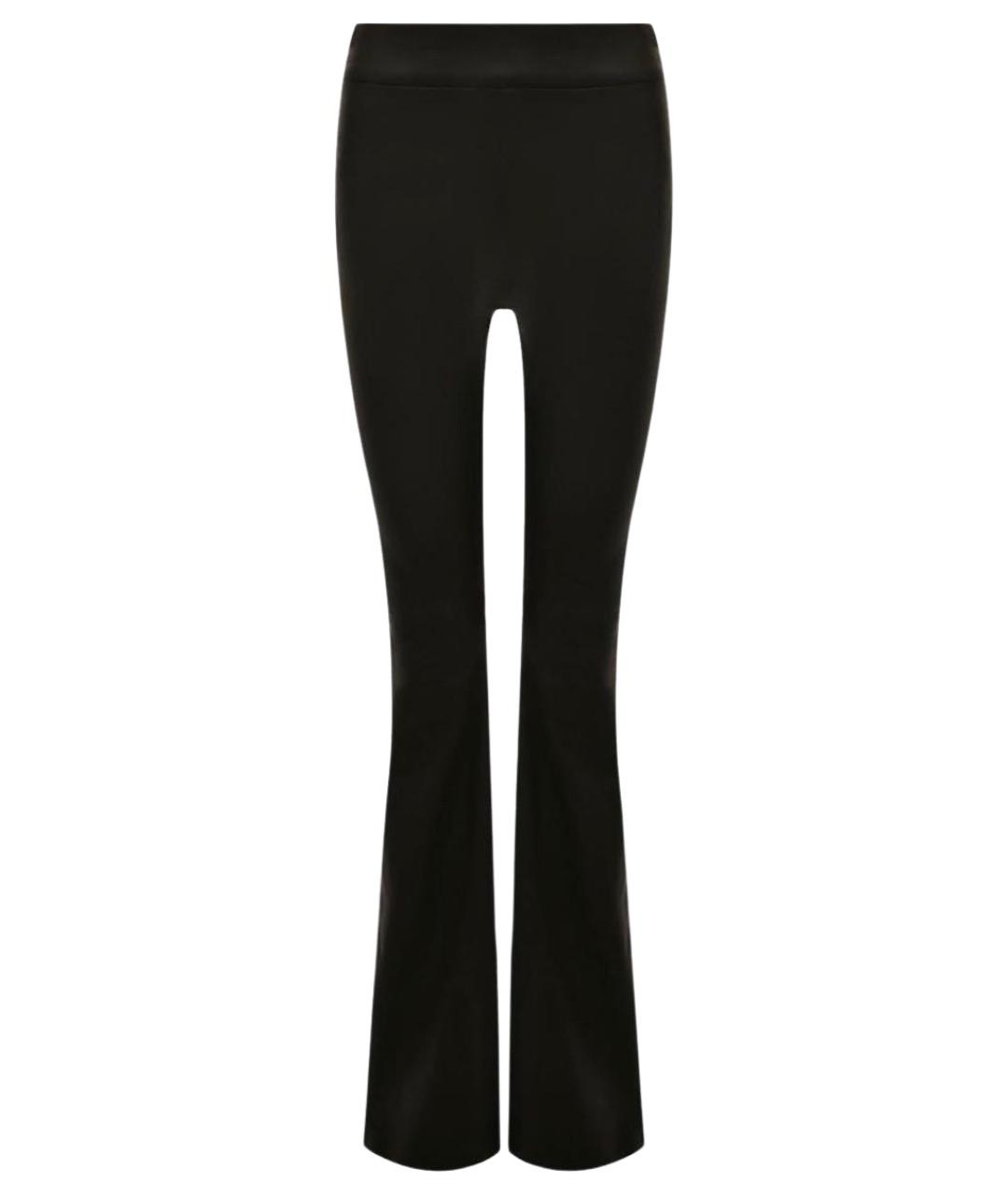 Jacob Lee Черные кожаные брюки узкие, фото 1