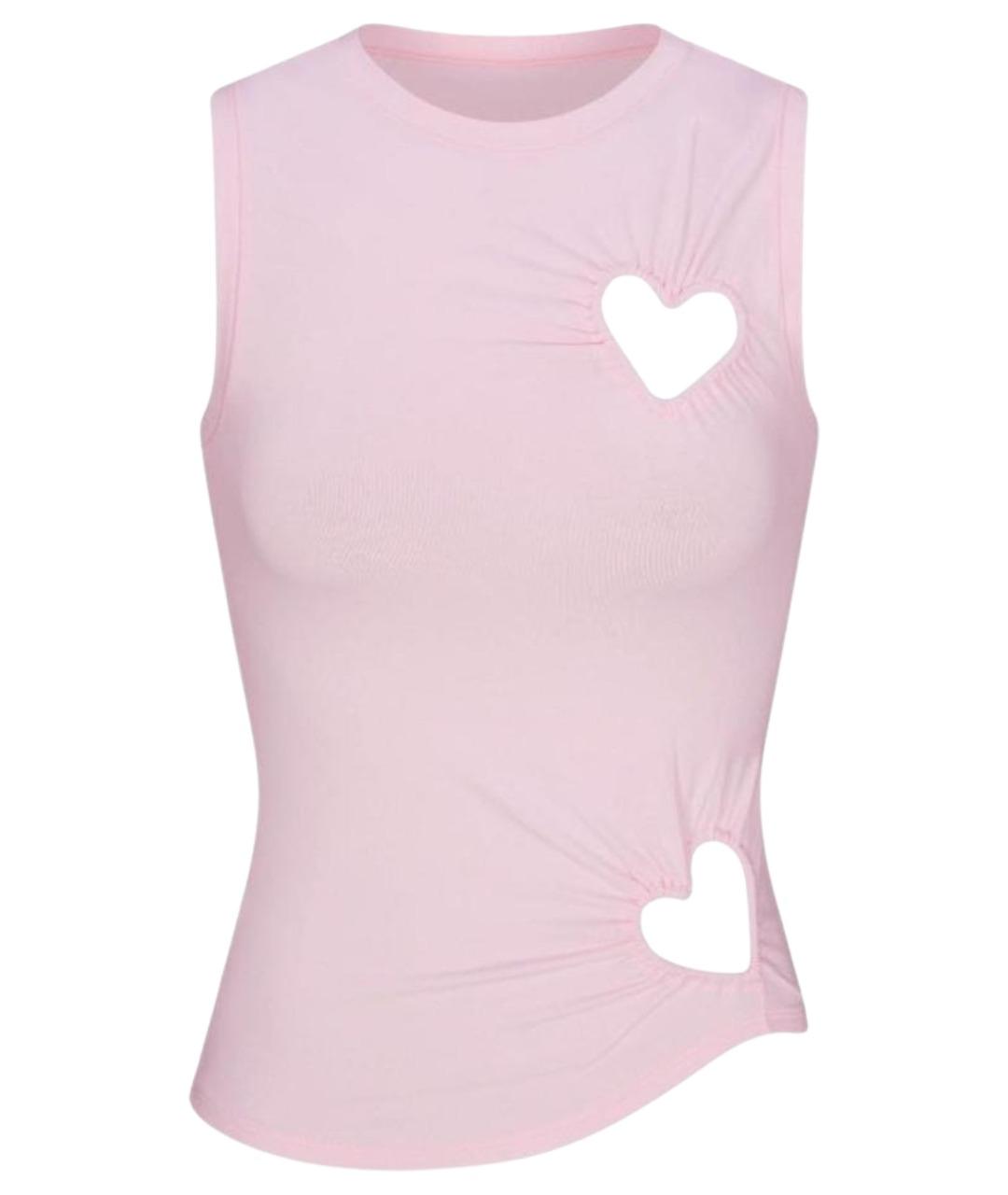 SKIMS Розовая майка, фото 1