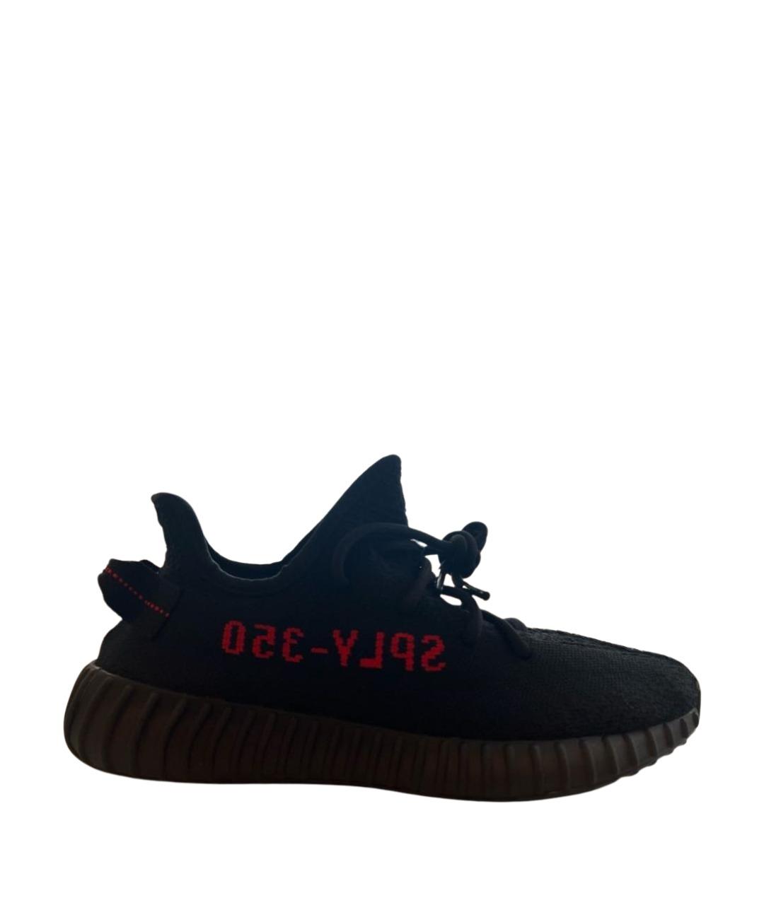ADIDAS YEEZY Черные синтетические кроссовки, фото 1