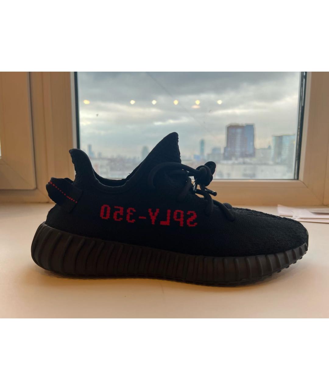 ADIDAS YEEZY Черные синтетические кроссовки, фото 8