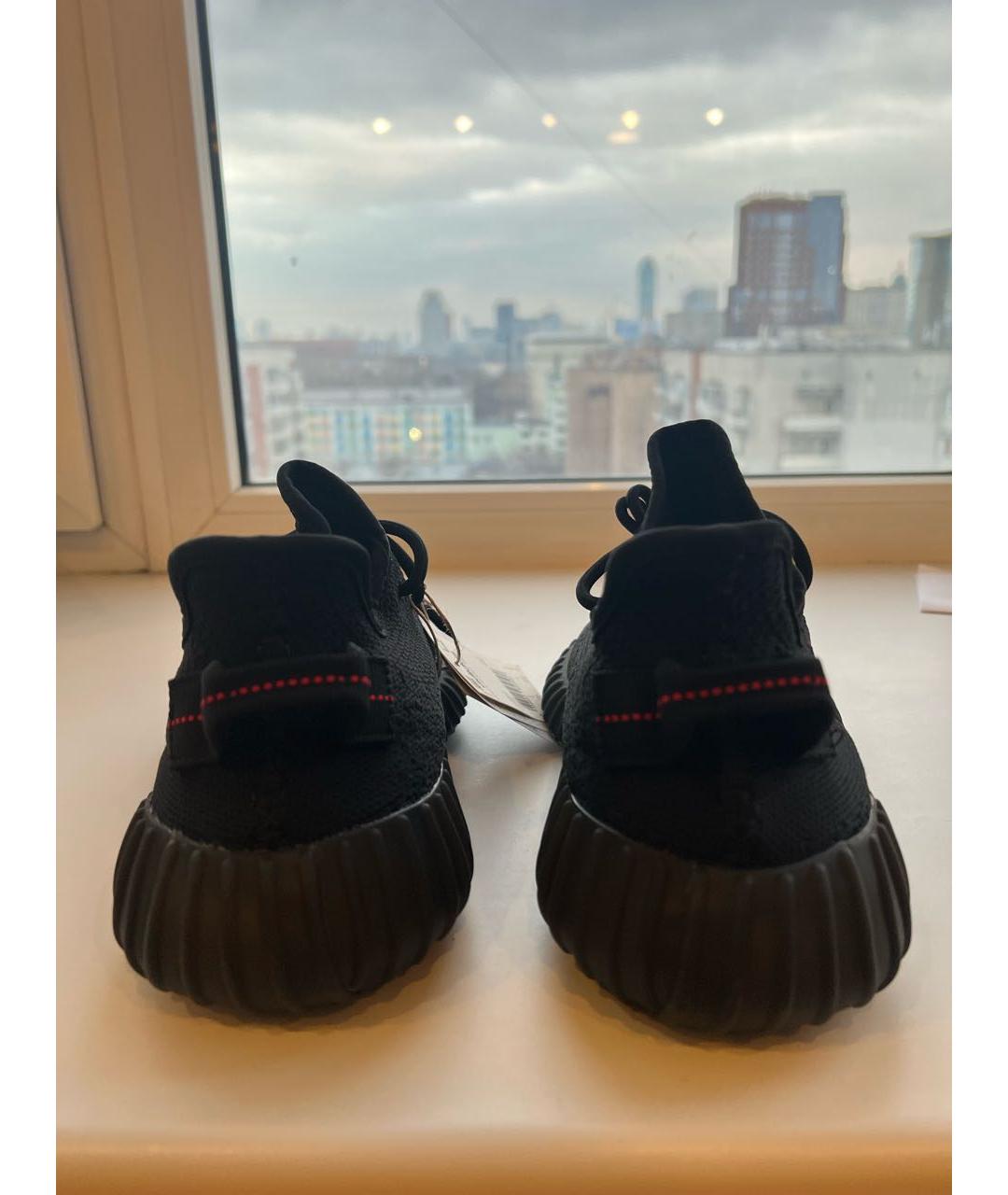 ADIDAS YEEZY Черные синтетические кроссовки, фото 4