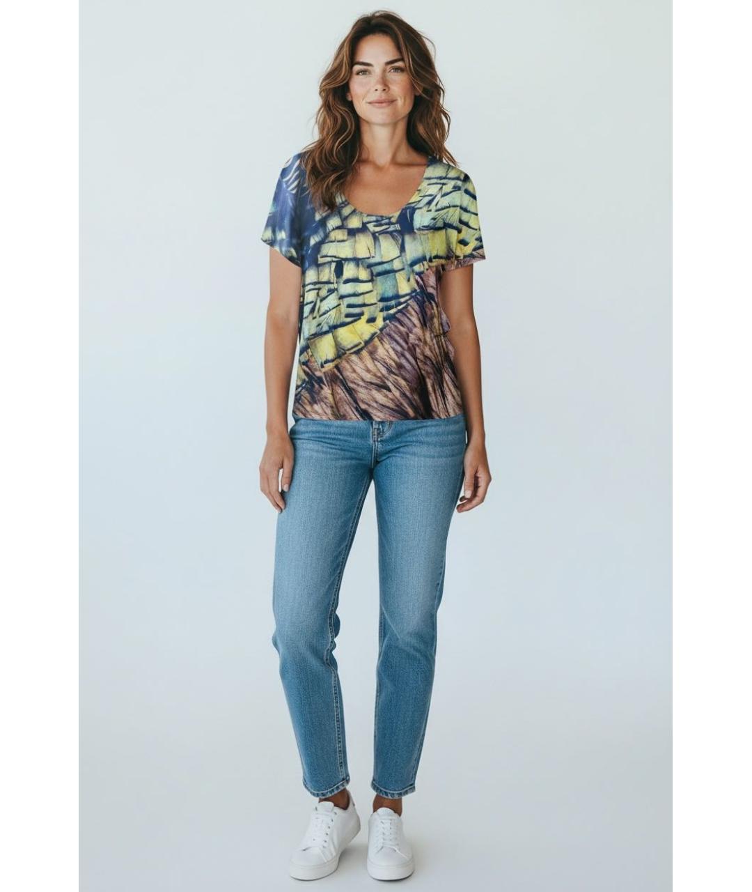 BARBARA BUI Мульти шелковая блузы, фото 6