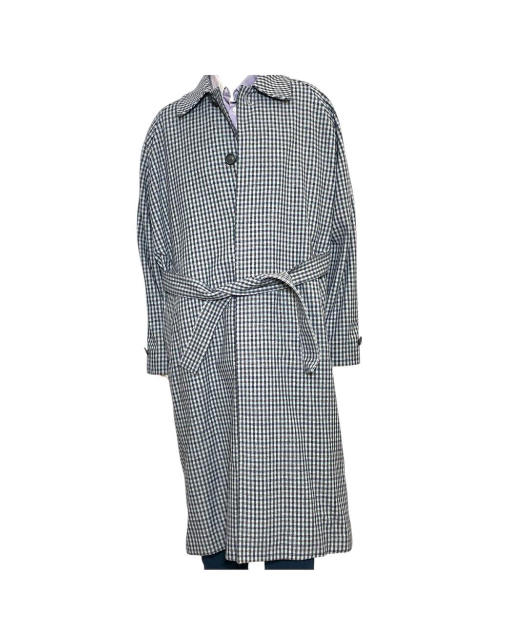 ACNE STUDIOS Серое шерстяное пальто, фото 9