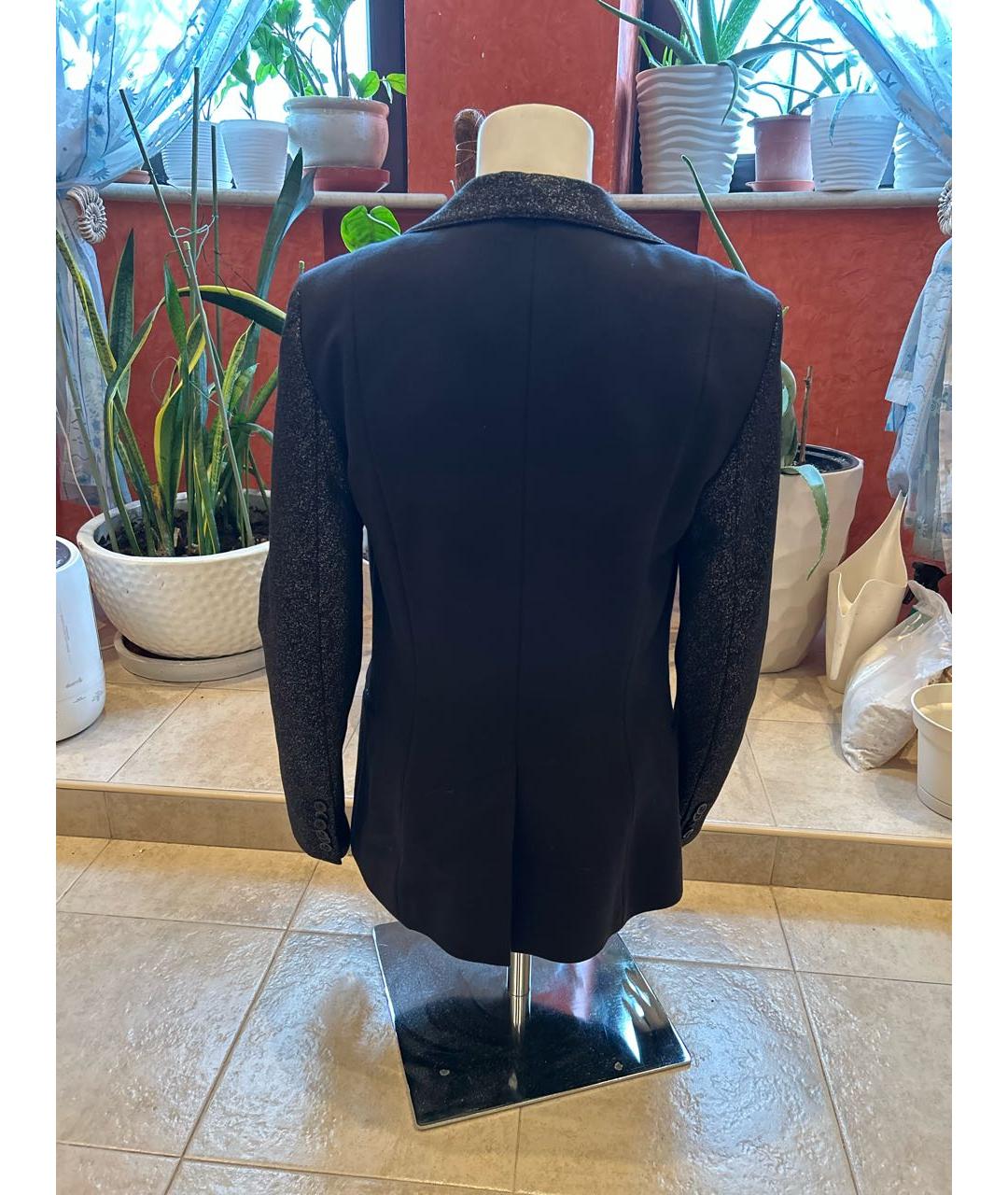 KARL LAGERFELD Черный вискозный жакет/пиджак, фото 2