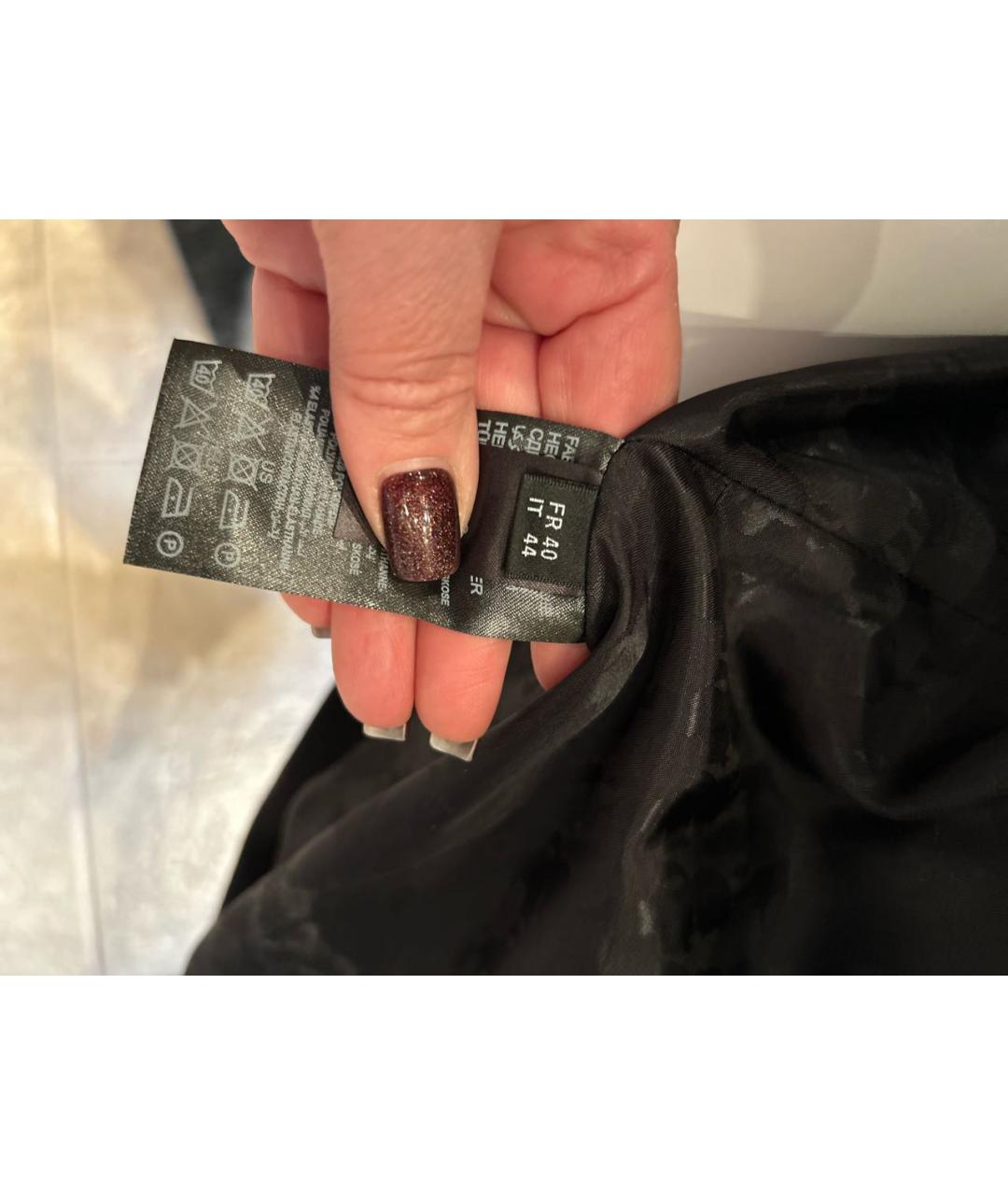 KARL LAGERFELD Черный вискозный жакет/пиджак, фото 7