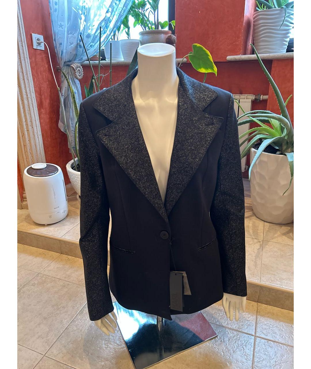 KARL LAGERFELD Черный вискозный жакет/пиджак, фото 9