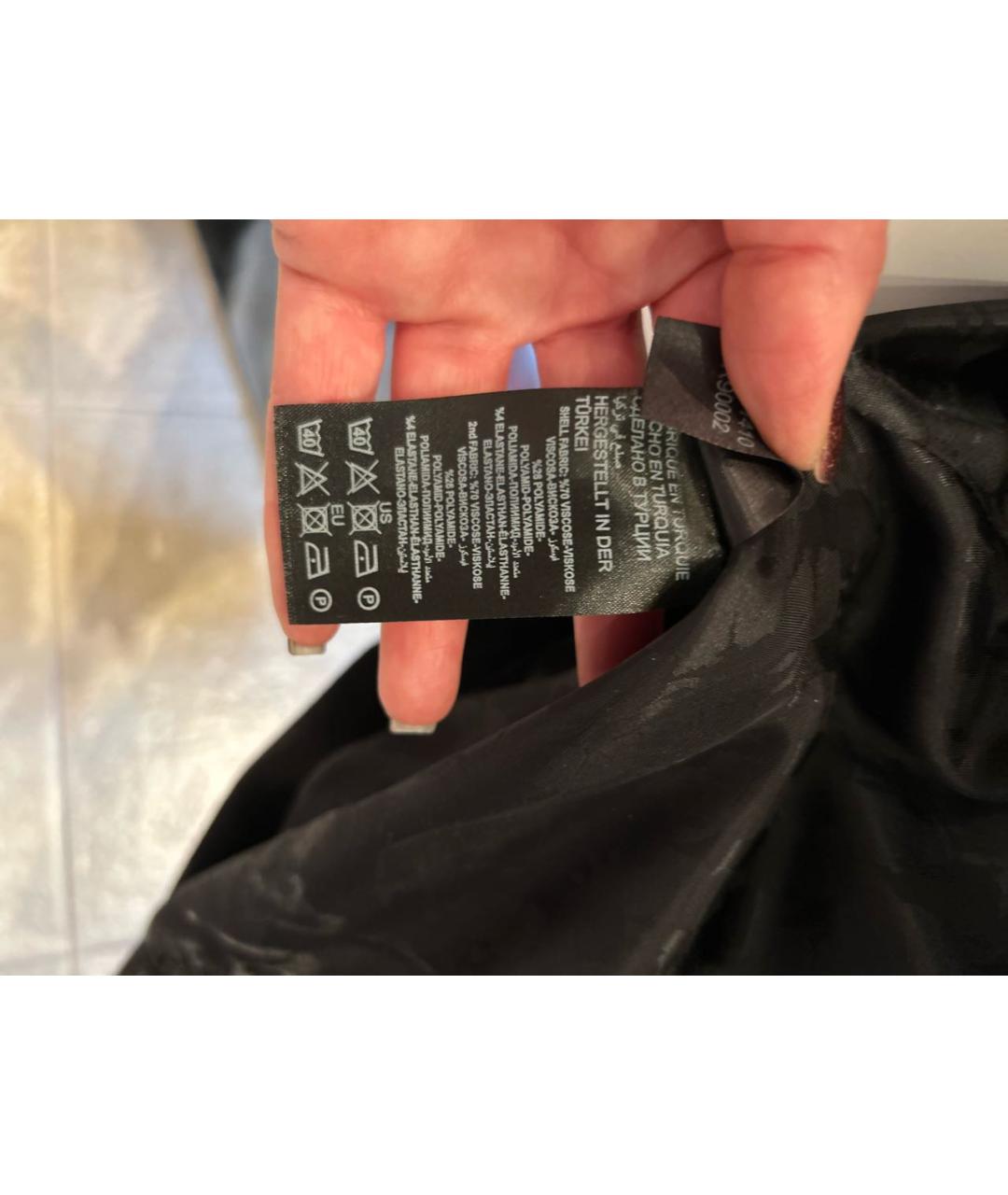 KARL LAGERFELD Черный вискозный жакет/пиджак, фото 6