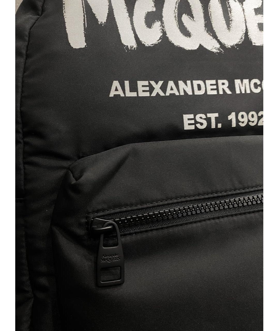 ALEXANDER MCQUEEN Черный рюкзак, фото 4