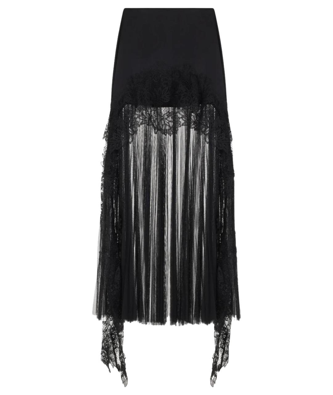 DAVID KOMA Черная юбка макси, фото 1