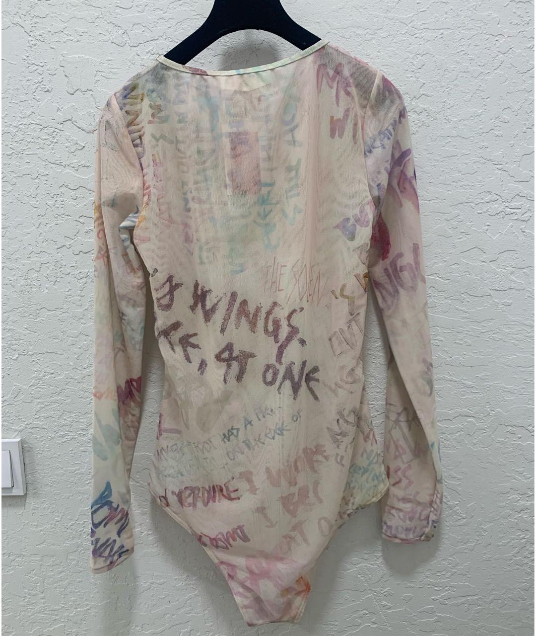 ZIMMERMANN Розовое полиэстеровое боди, фото 2