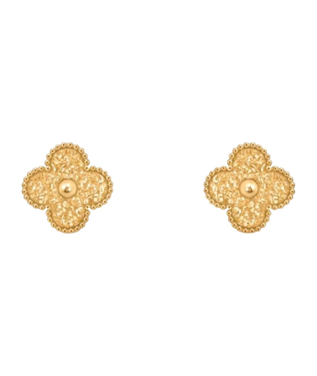 VAN CLEEF & ARPELS Золотые серьги из желтого золота, фото 1