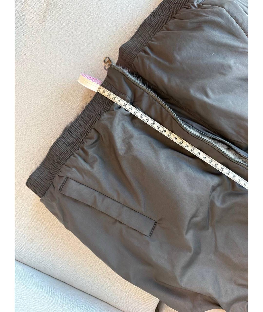 BRUNELLO CUCINELLI Коричневый жилет, фото 7