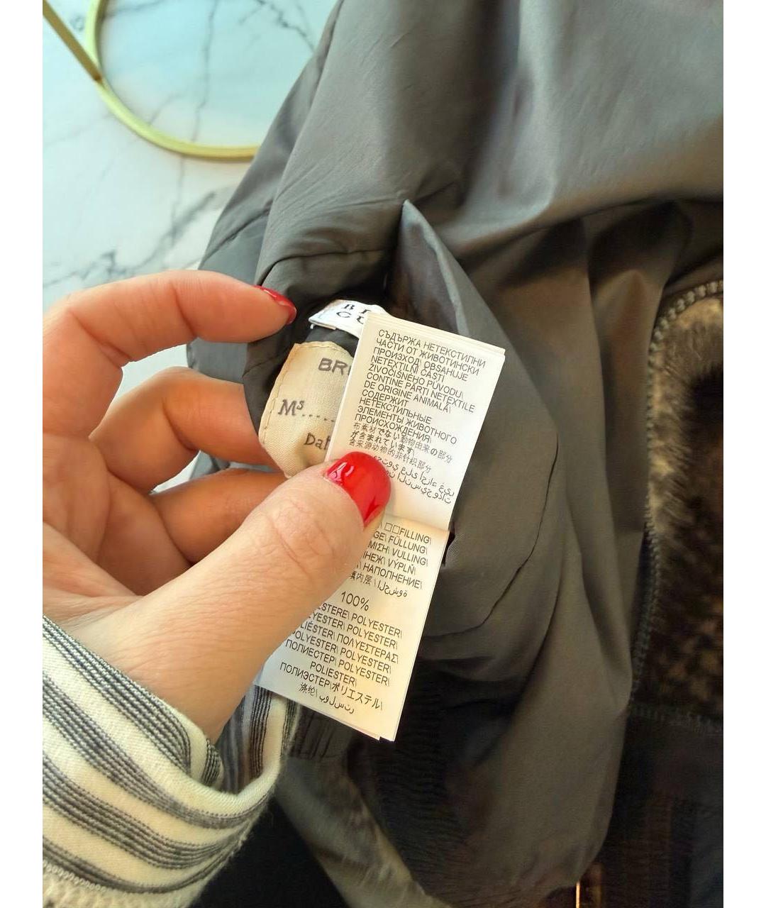 BRUNELLO CUCINELLI Коричневый жилет, фото 4