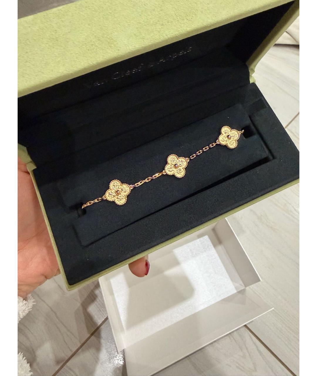 VAN CLEEF & ARPELS Золотой браслет из желтого золота, фото 2