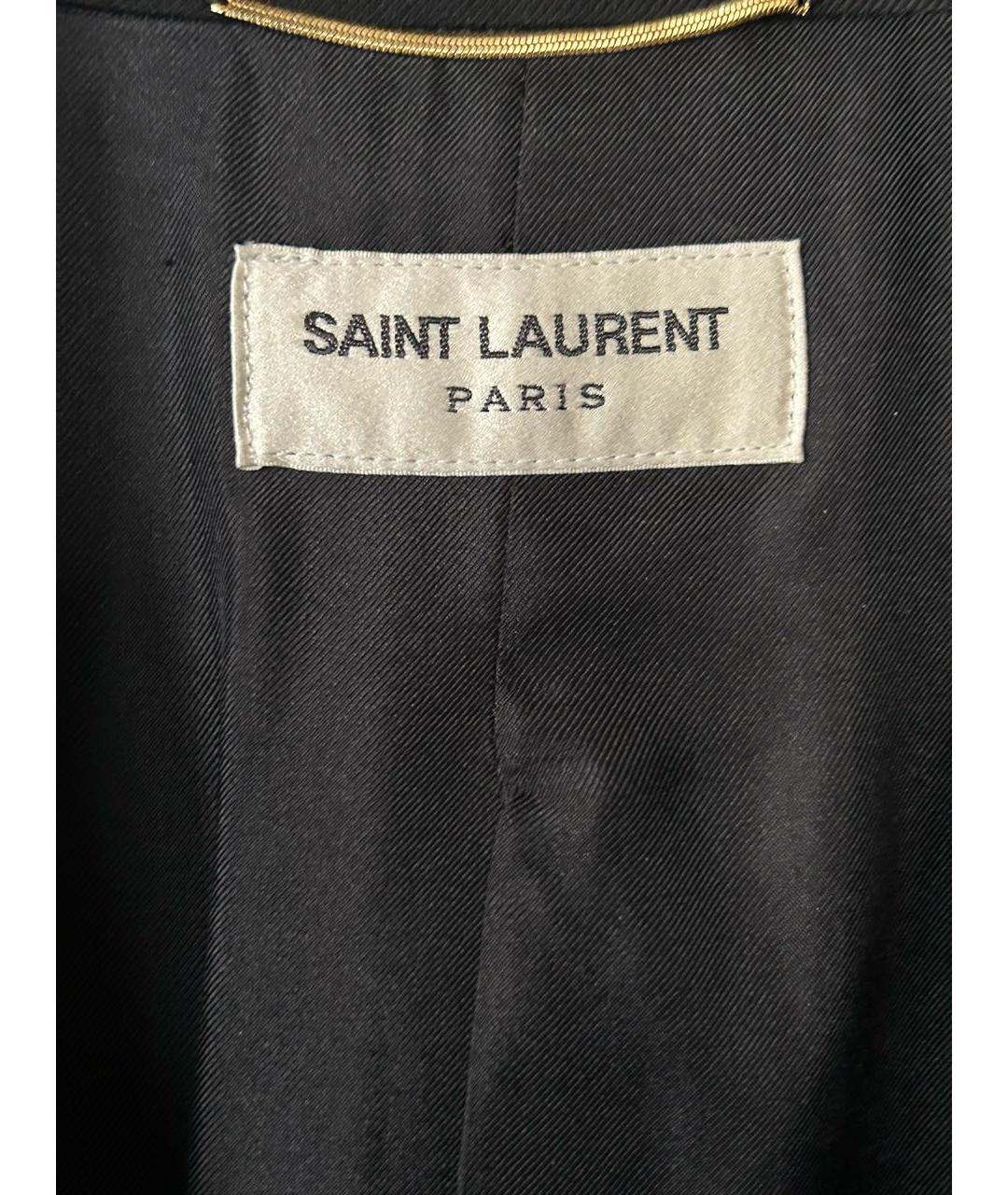 SAINT LAURENT Черный жакет/пиджак, фото 3