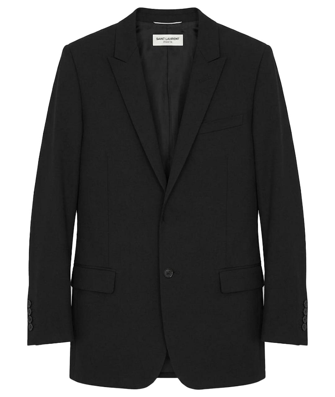 SAINT LAURENT Черный жакет/пиджак, фото 1