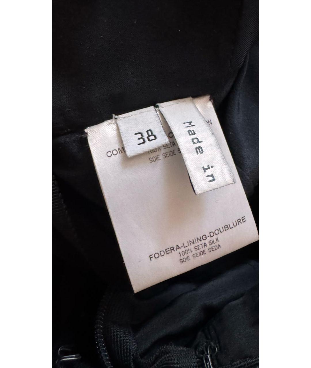 BALENCIAGA Черное шелковое коктейльное платье, фото 6