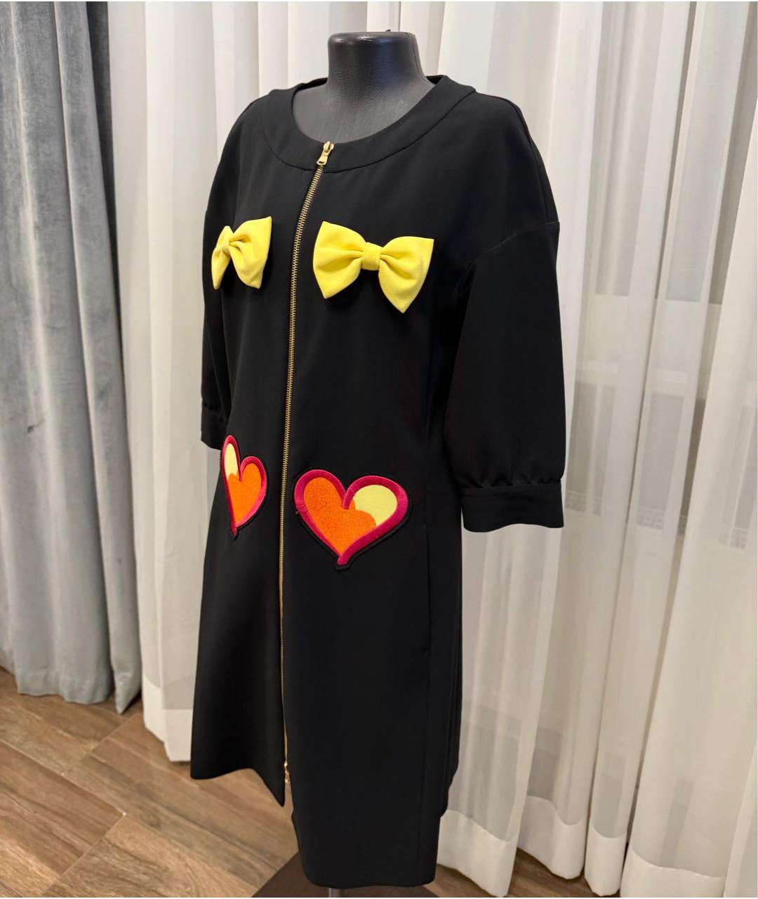 BOUTIQUE MOSCHINO Черное платье, фото 2