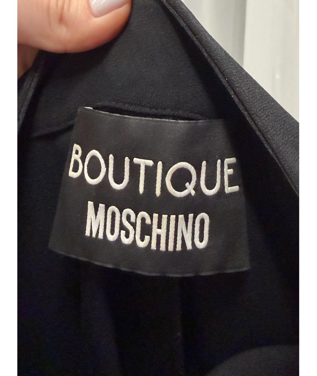 BOUTIQUE MOSCHINO Черное платье, фото 4