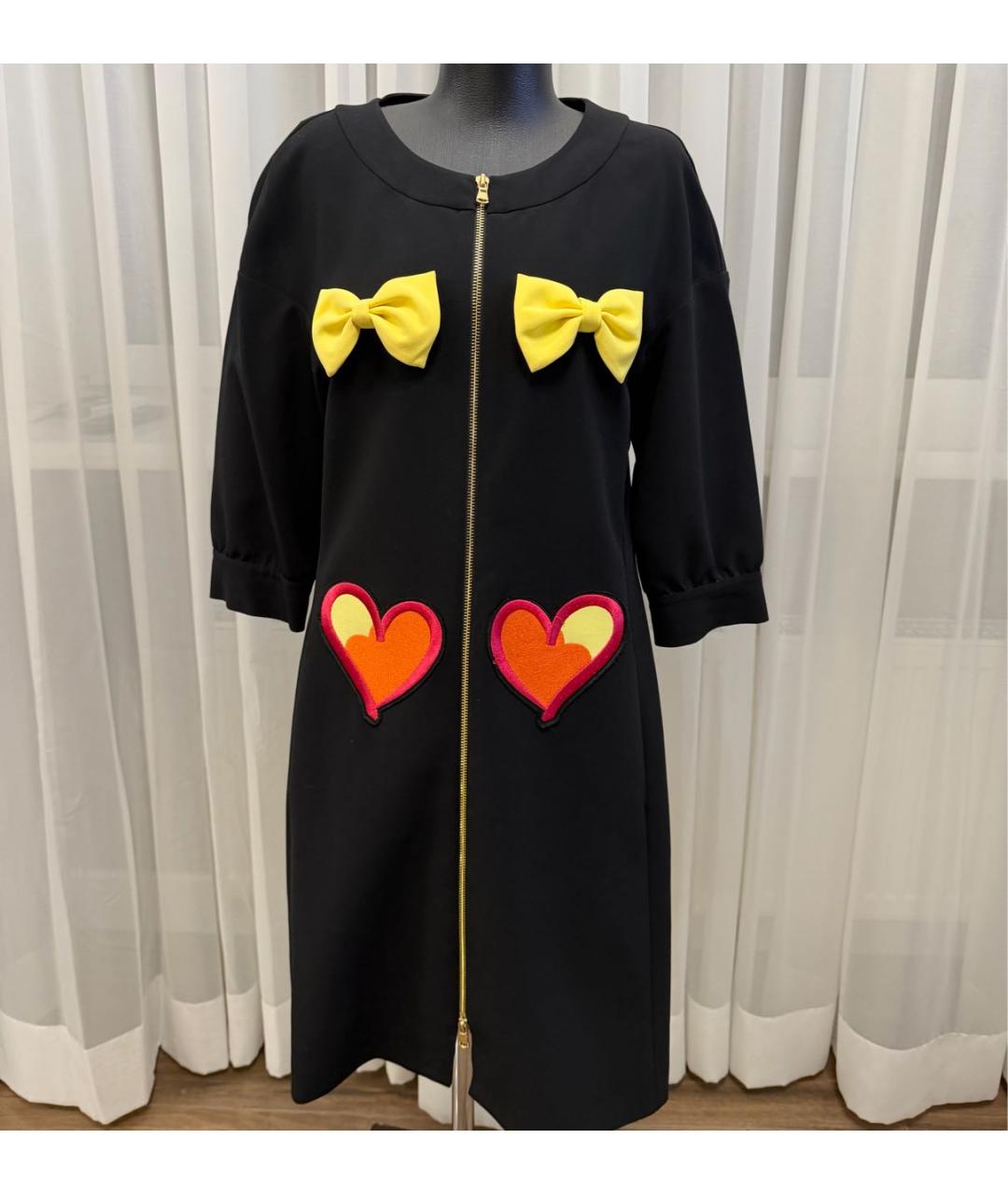 BOUTIQUE MOSCHINO Черное платье, фото 6