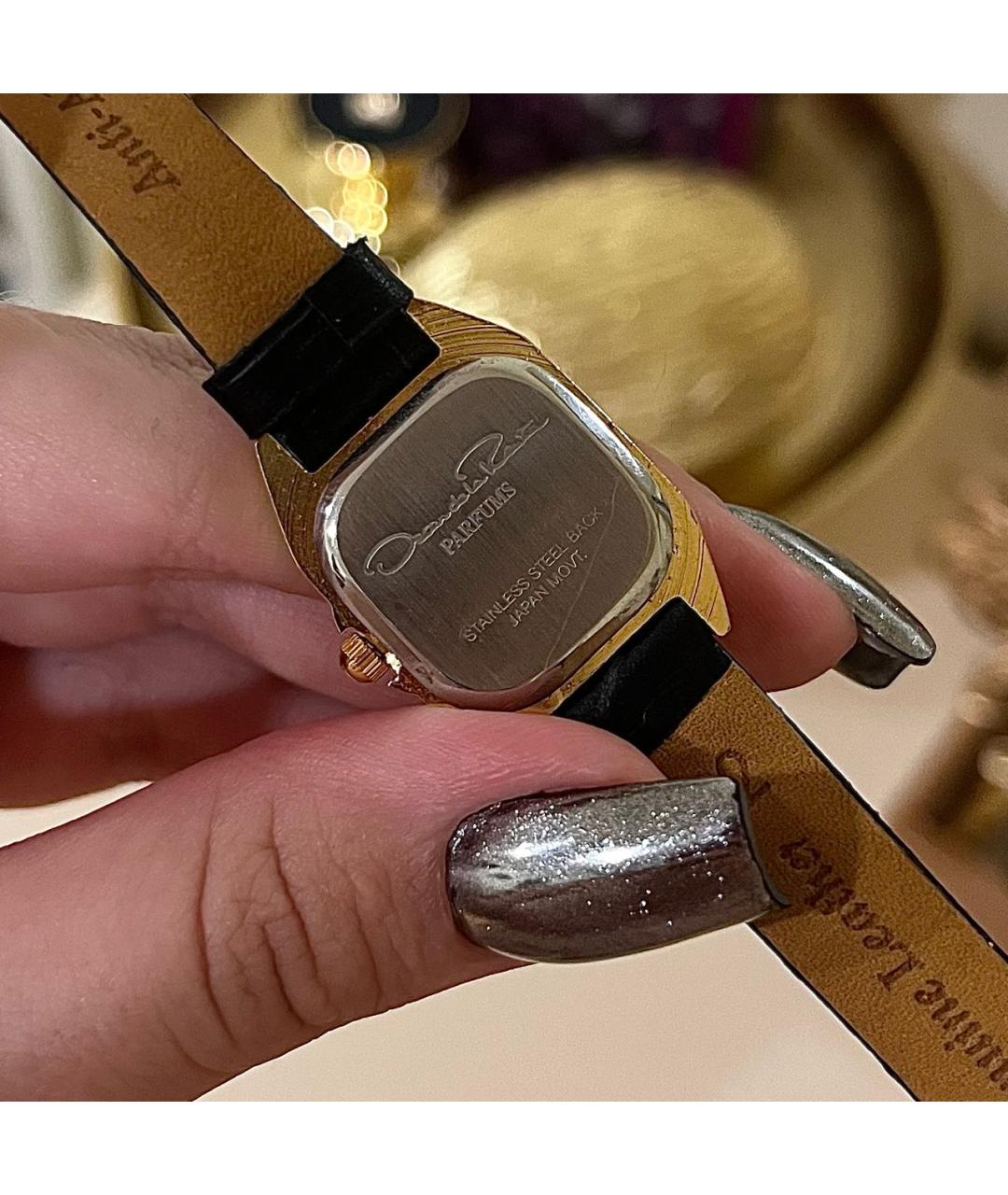 OSCAR DE LA RENTA Золотые стальные часы, фото 2