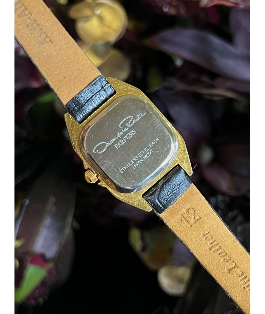 OSCAR DE LA RENTA Золотые металлические часы, фото 2