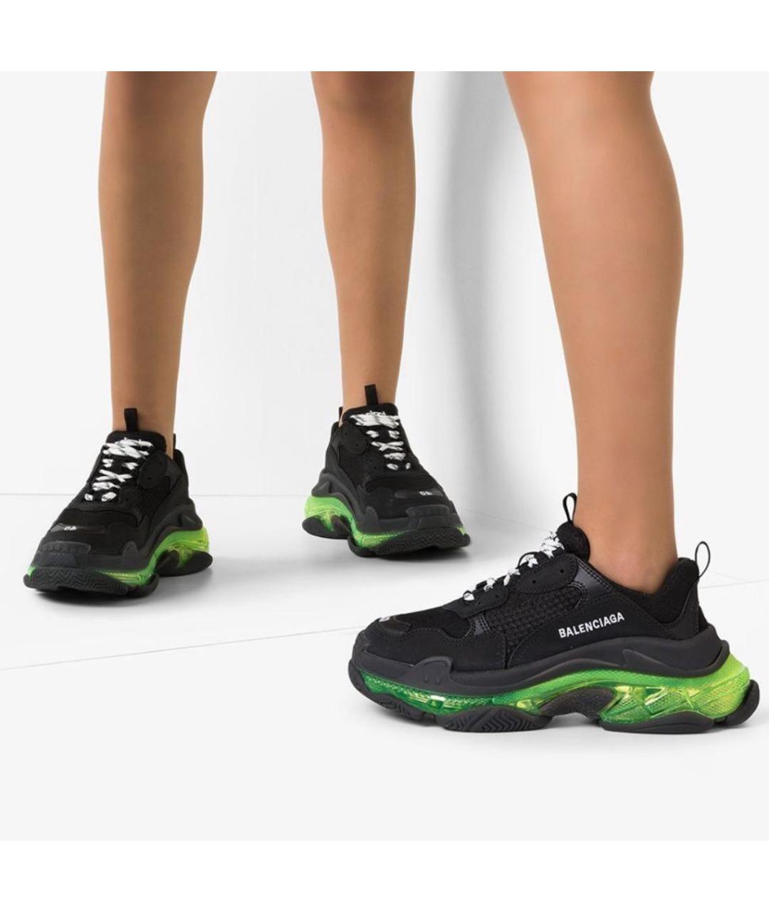 BALENCIAGA Черные кроссовки, фото 4