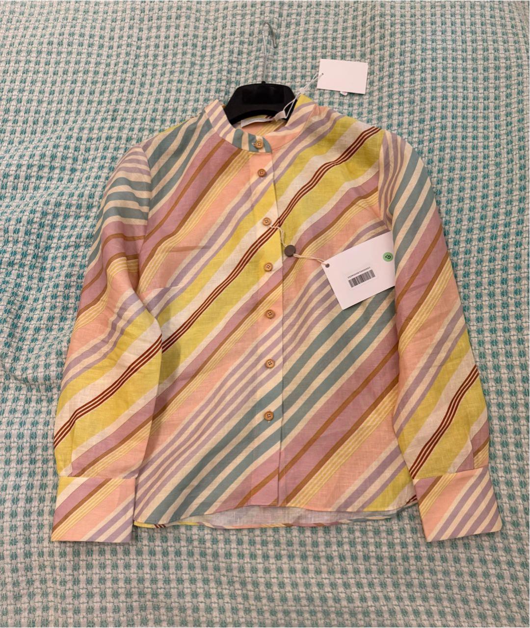 ZIMMERMANN Мульти льняная блузы, фото 2