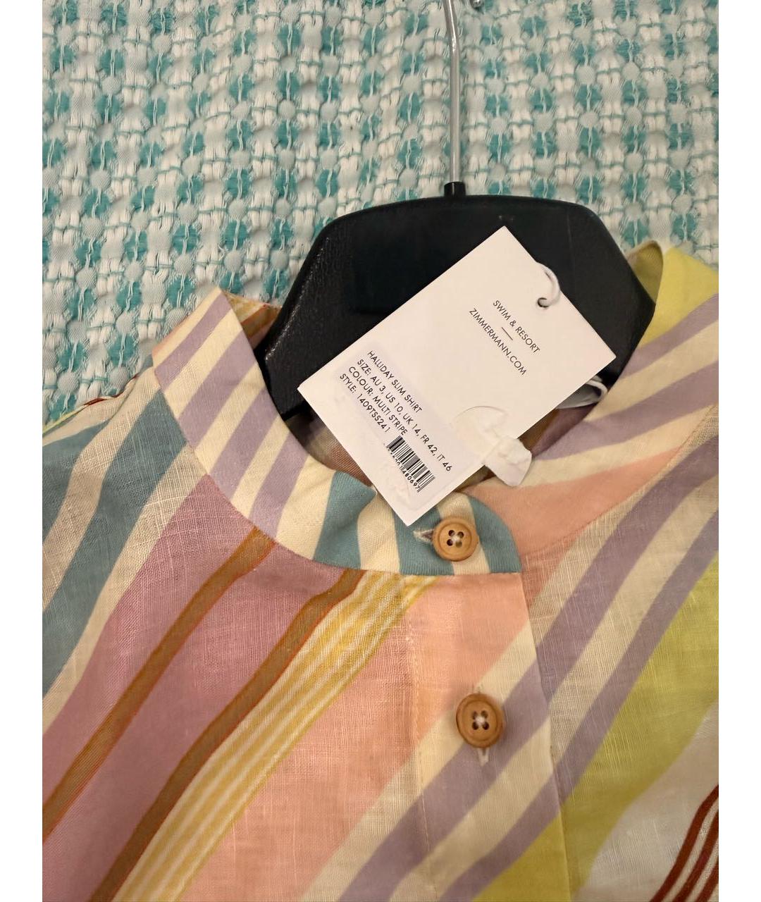 ZIMMERMANN Мульти льняная блузы, фото 3