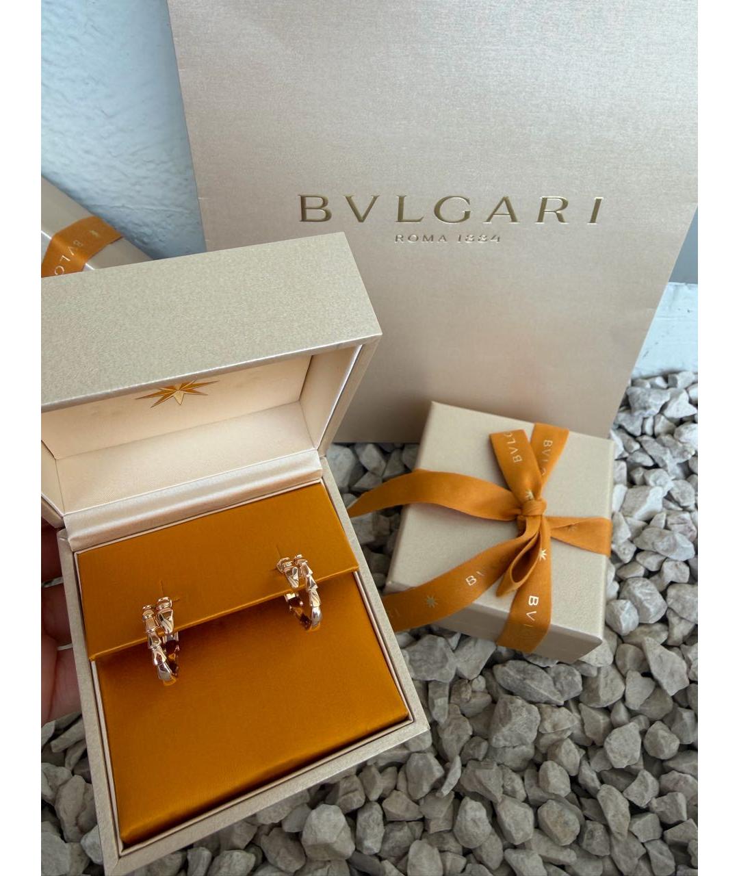 BVLGARI Серьги из розового золота, фото 2