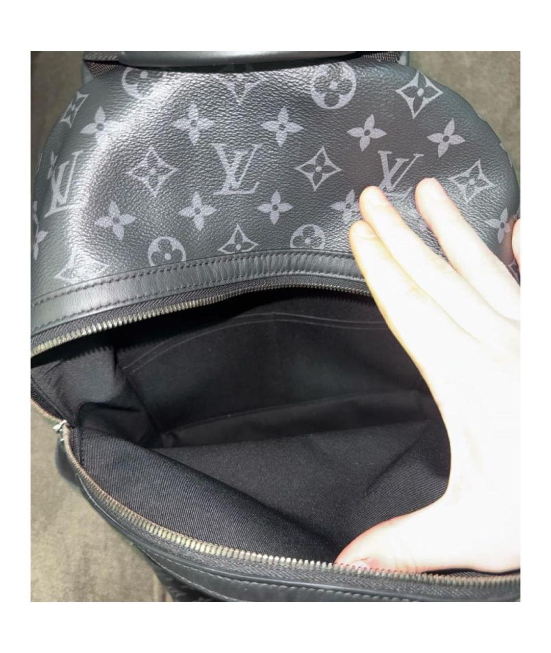 LOUIS VUITTON Черный рюкзак, фото 3