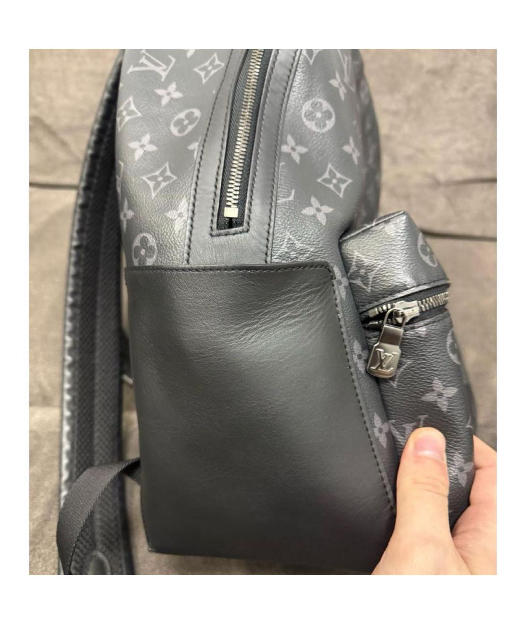 LOUIS VUITTON Черный рюкзак, фото 5