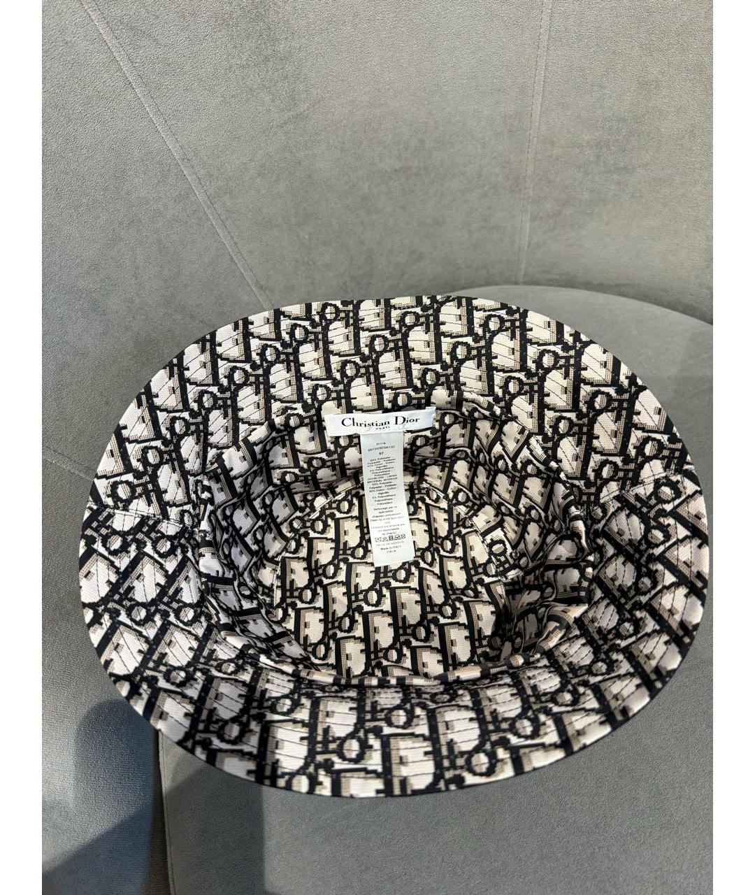 CHRISTIAN DIOR Черная панама, фото 2