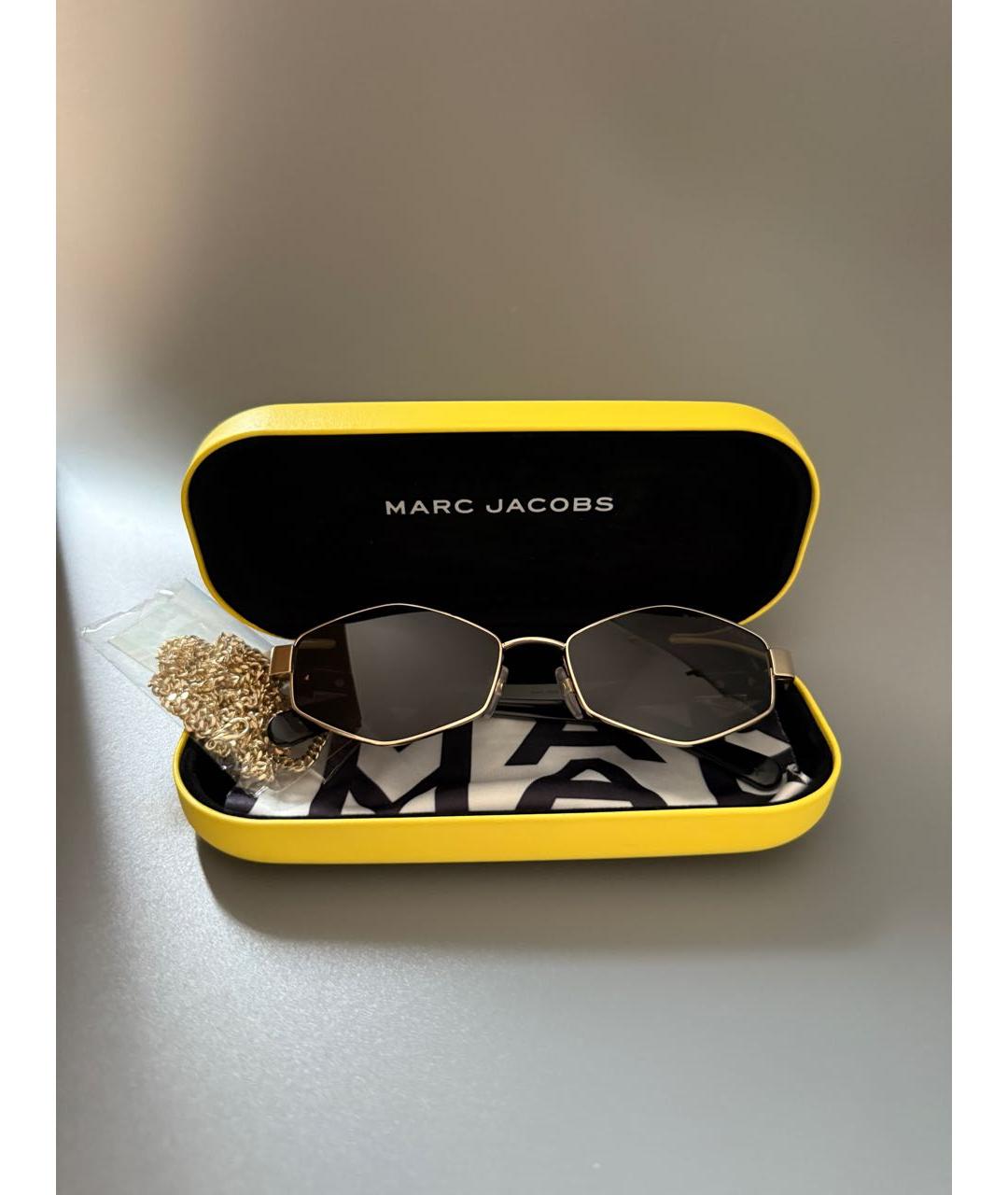 MARC JACOBS Черные пластиковые солнцезащитные очки, фото 6