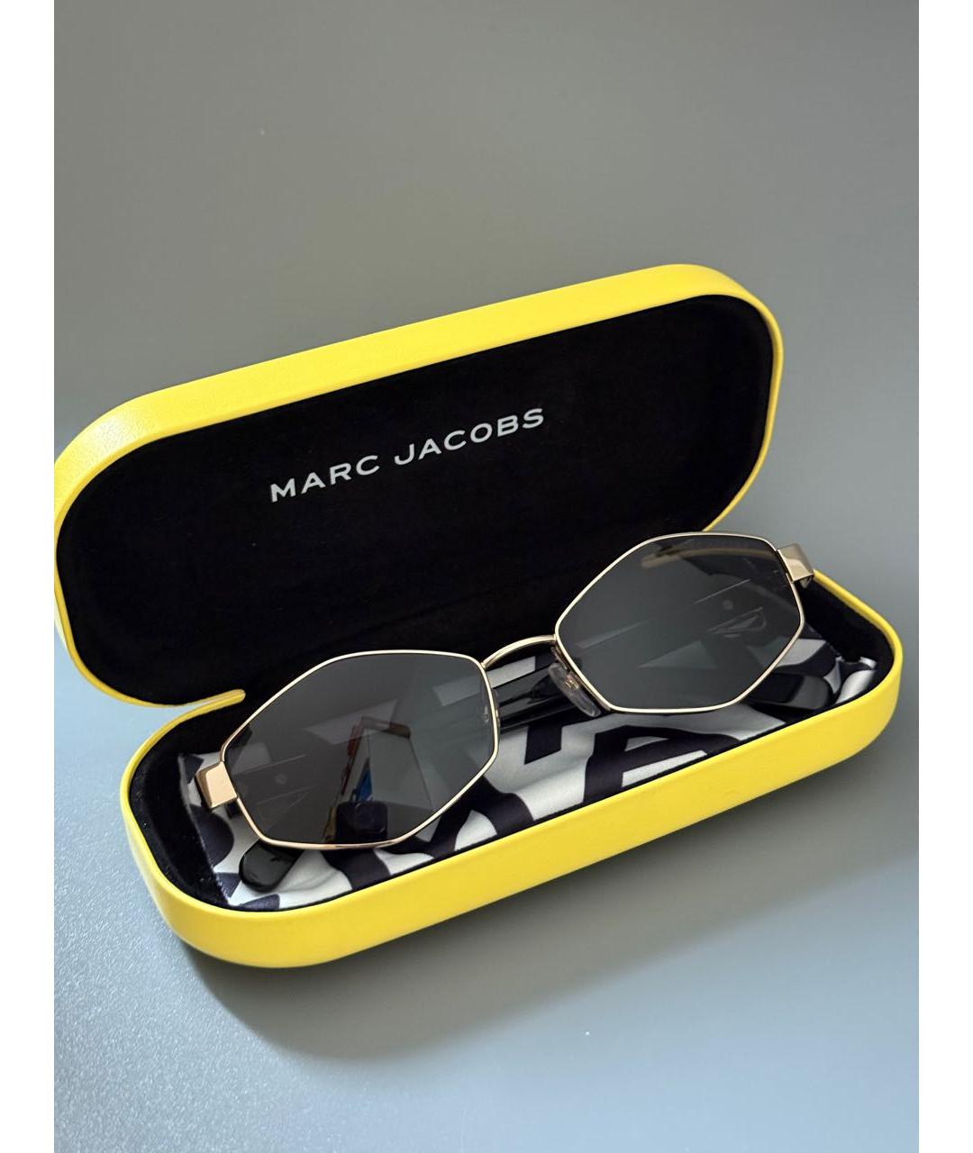MARC JACOBS Черные пластиковые солнцезащитные очки, фото 4
