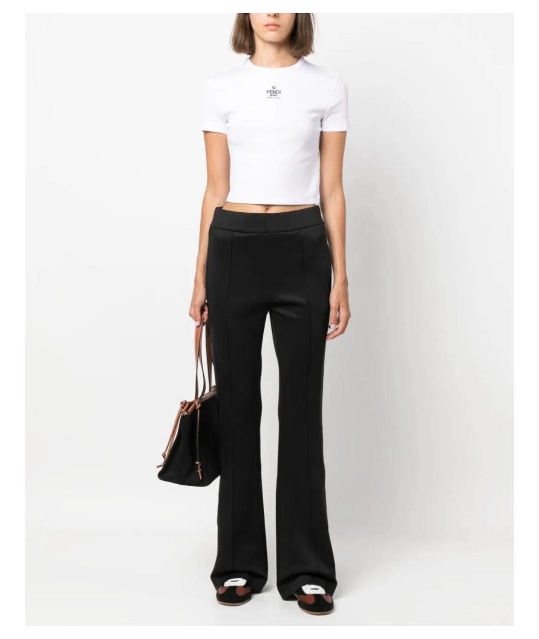 FENDI Белая футболка, фото 2