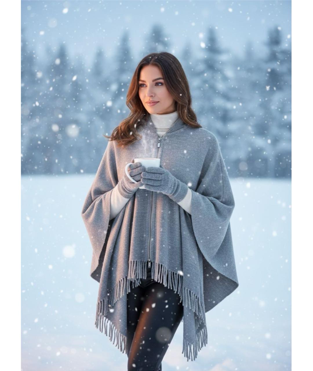 PESERICO Серый шерстяной джемпер / свитер, фото 4