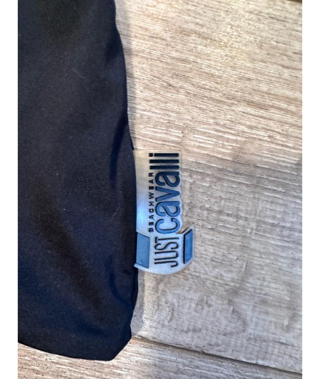 JUST CAVALLI Черная полиэстеровая майка, фото 5