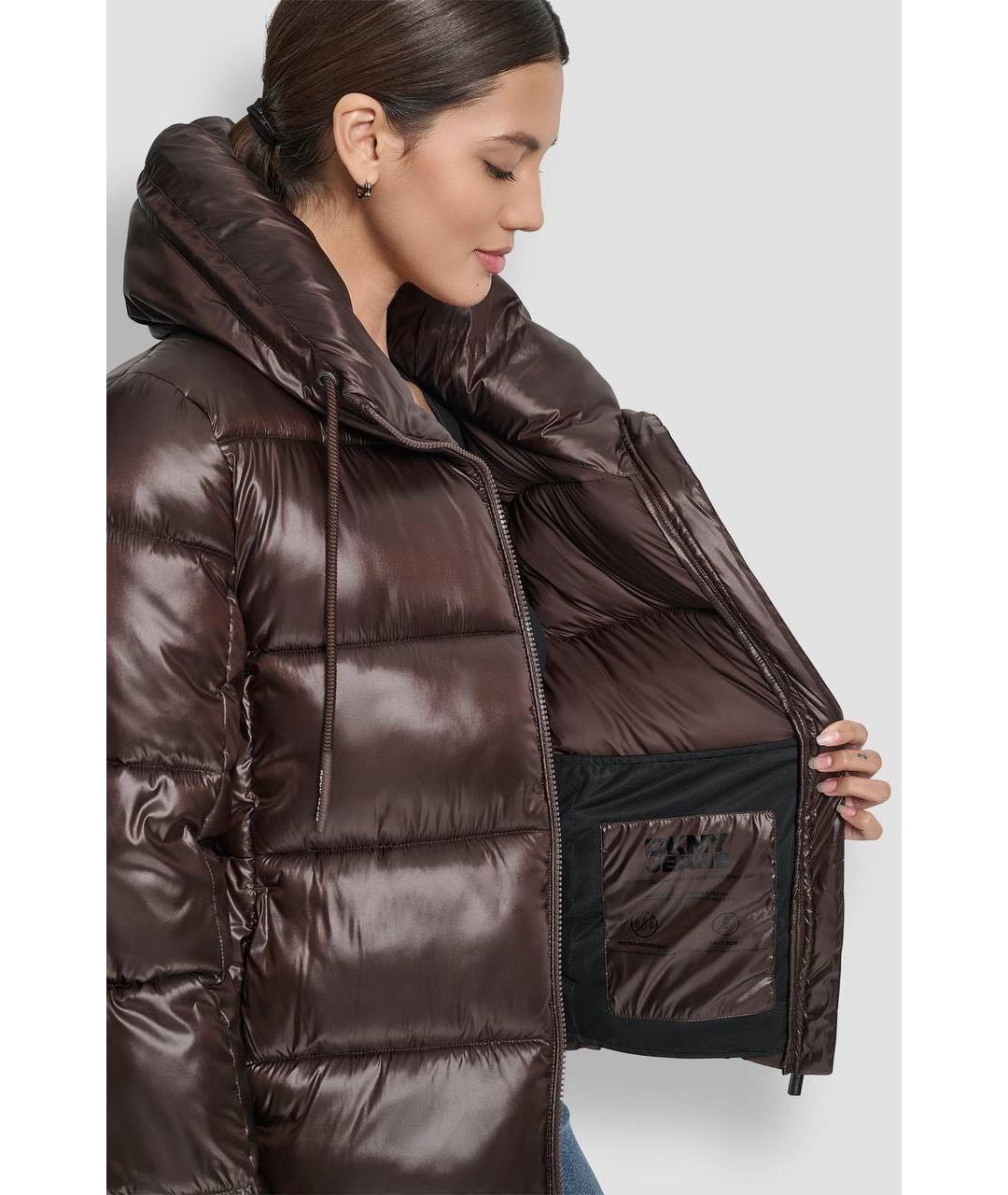 DKNY Коричневая куртка, фото 6