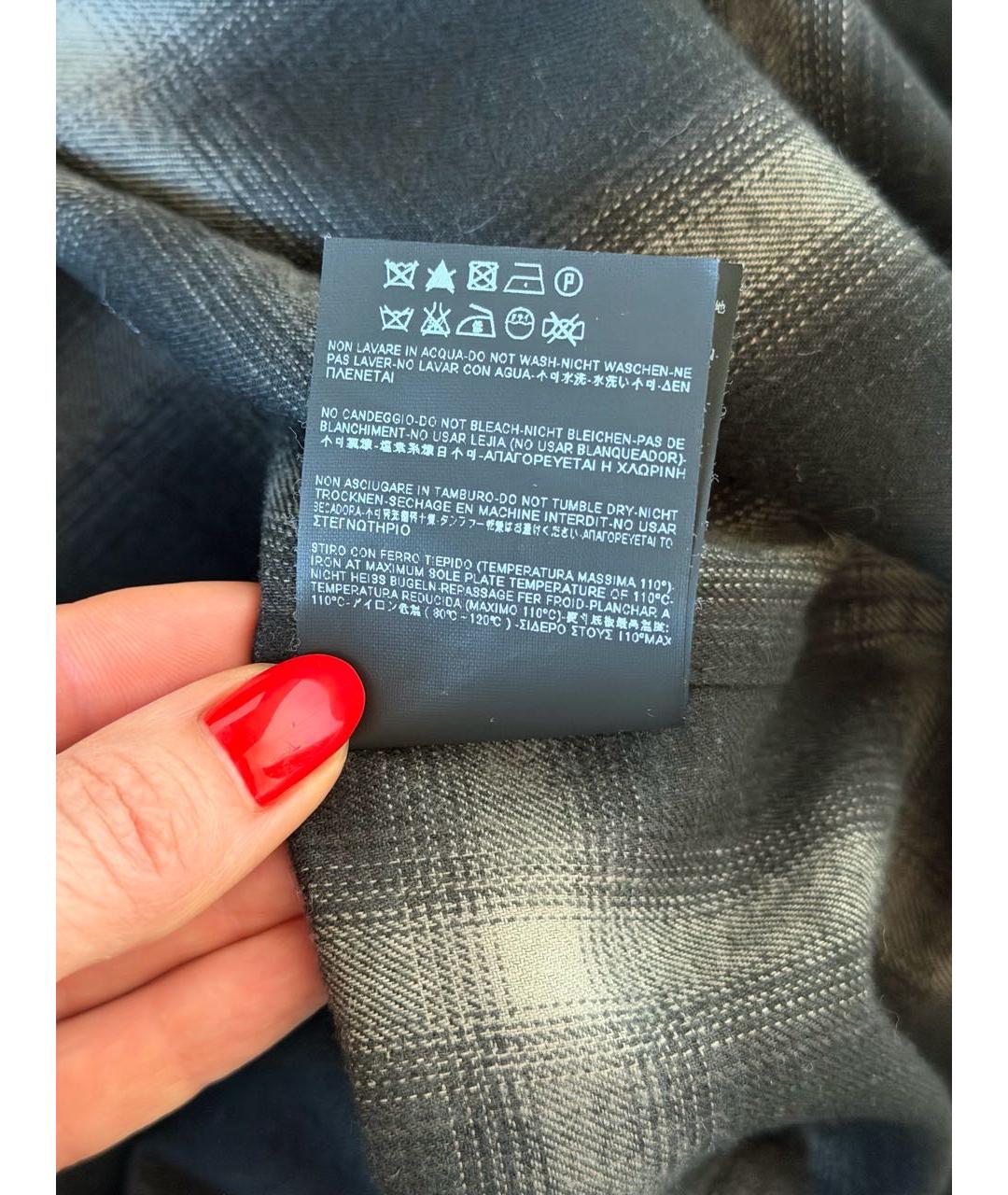 SAINT LAURENT Черная хлопковая рубашка, фото 7