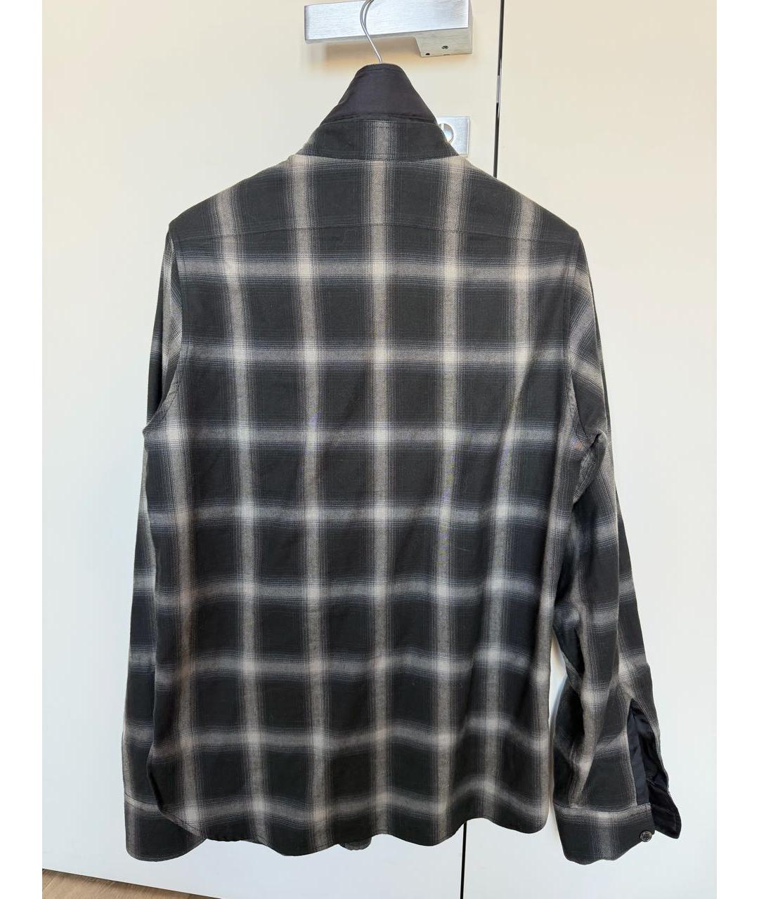 SAINT LAURENT Черная хлопковая рубашка, фото 2