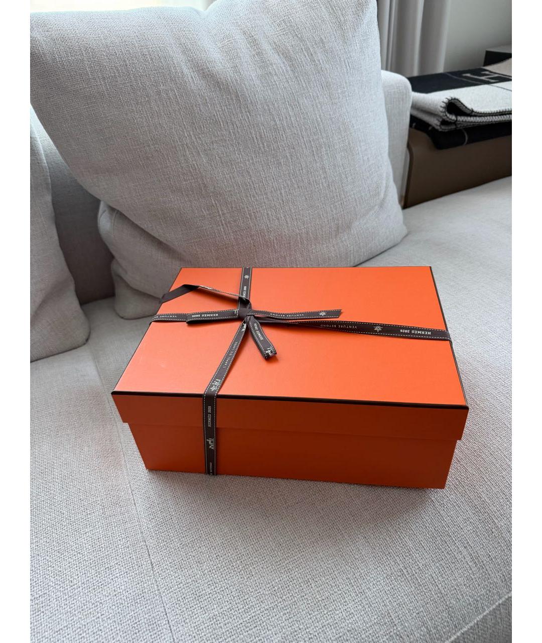 HERMES Бежевая тканевая сумка через плечо, фото 6