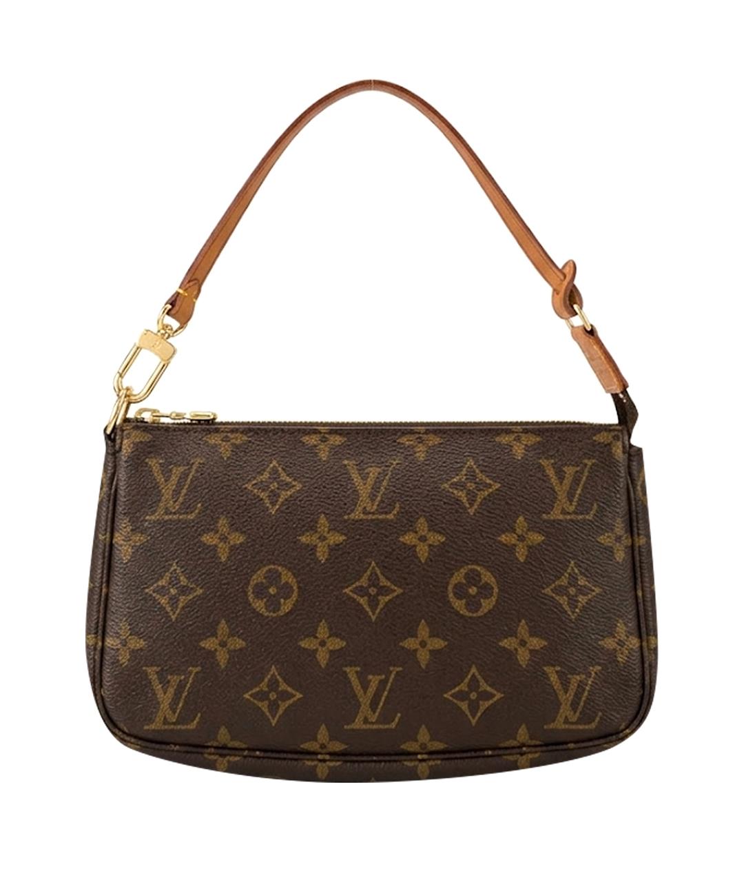 LOUIS VUITTON Коричневая сумка с короткими ручками, фото 1