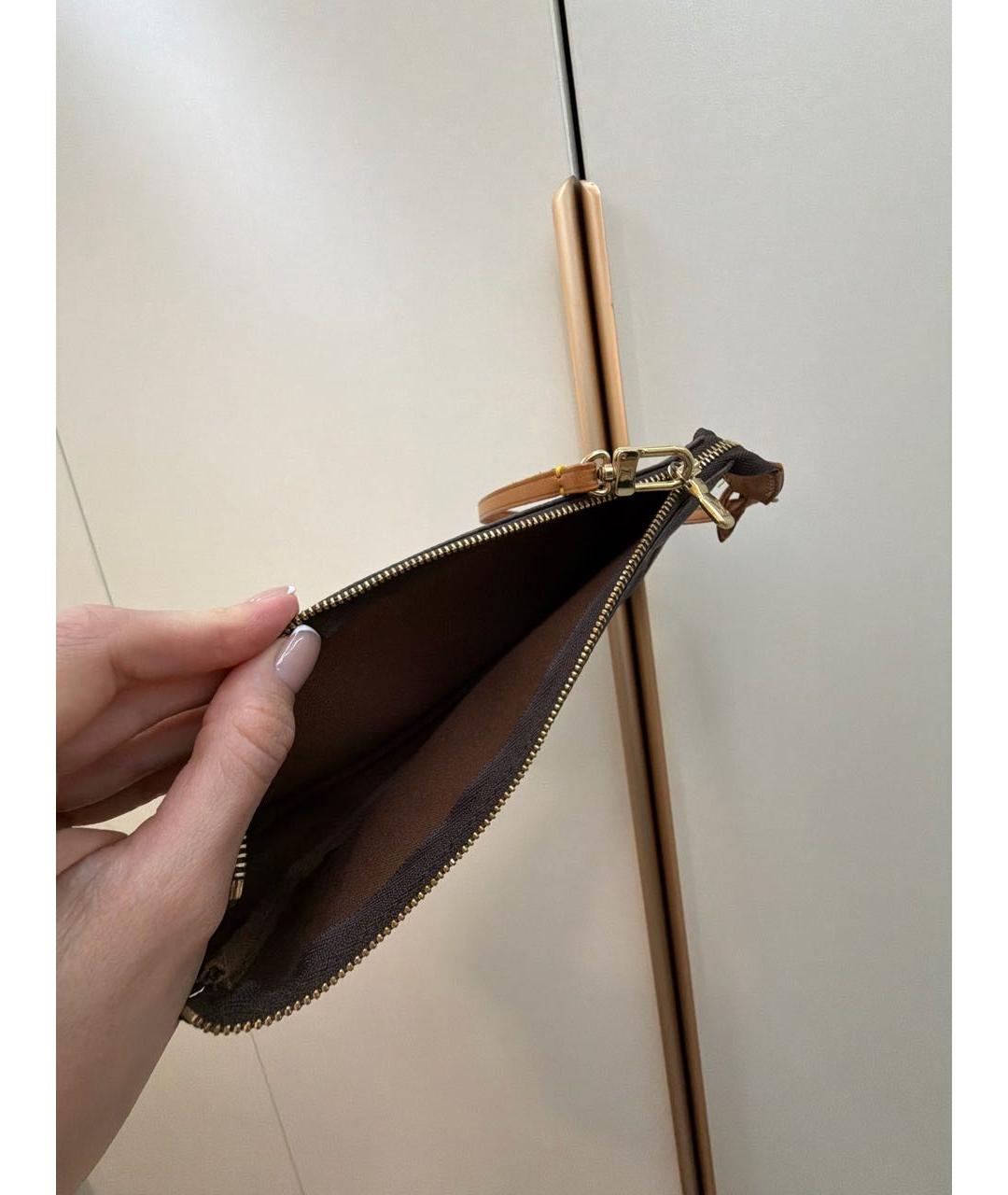 LOUIS VUITTON Коричневая сумка с короткими ручками, фото 4