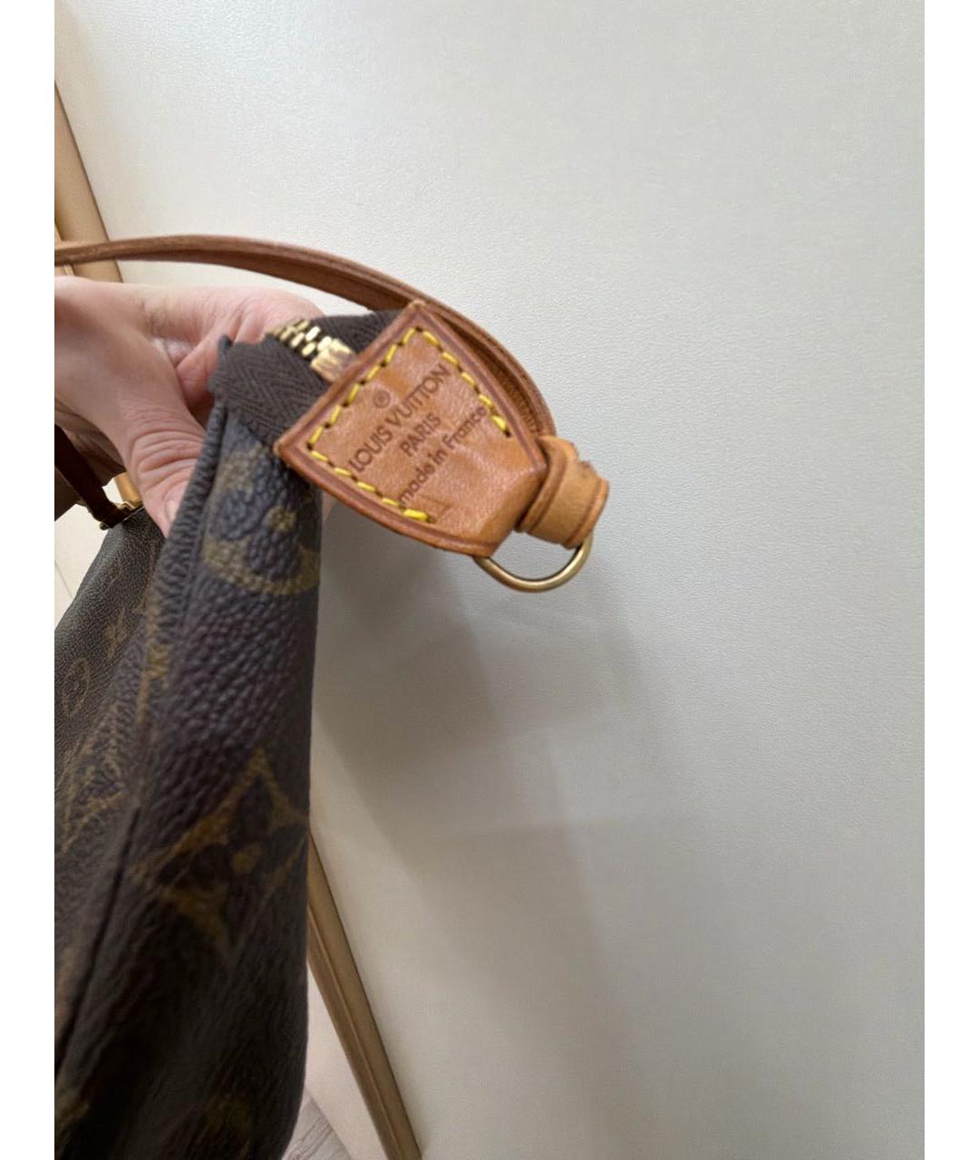 LOUIS VUITTON Коричневая сумка с короткими ручками, фото 8