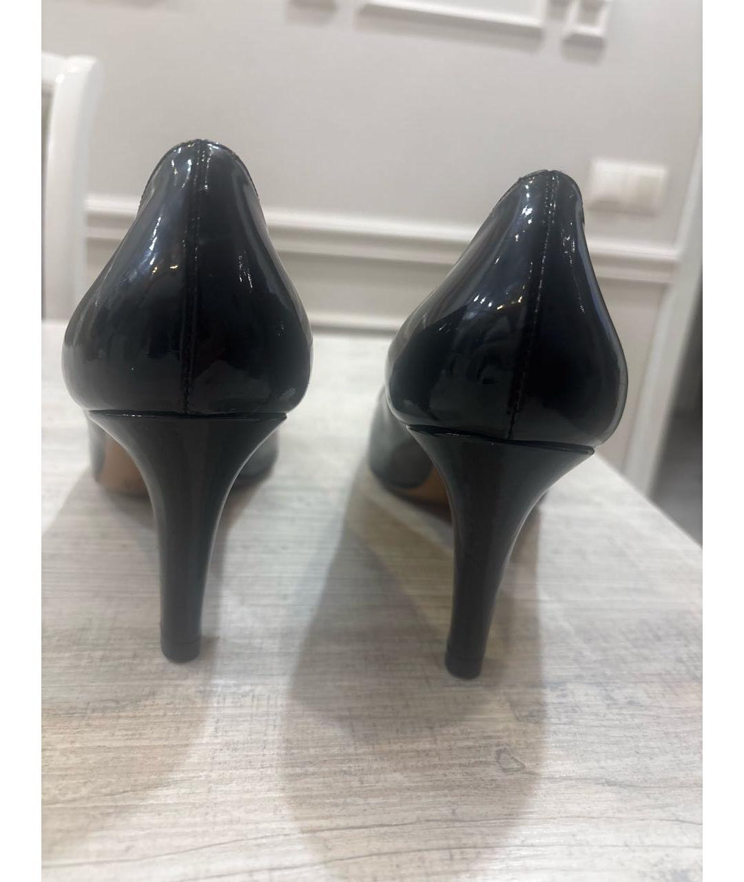 FRATELLI ROSSETTI Черные туфли из лакированной кожи, фото 5