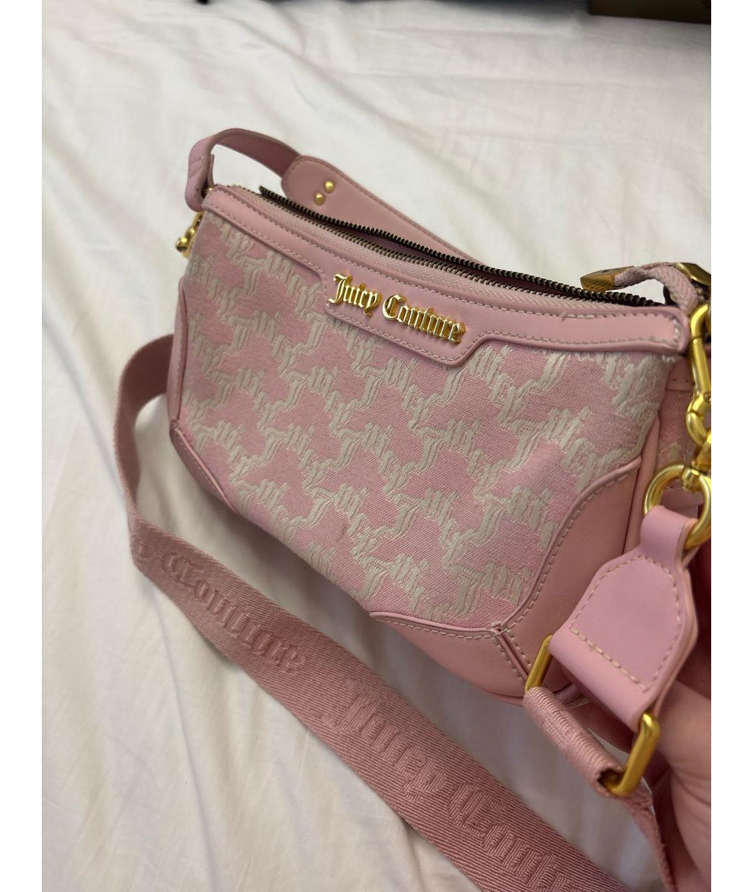 JUICY COUTURE Розовая сумка через плечо, фото 2