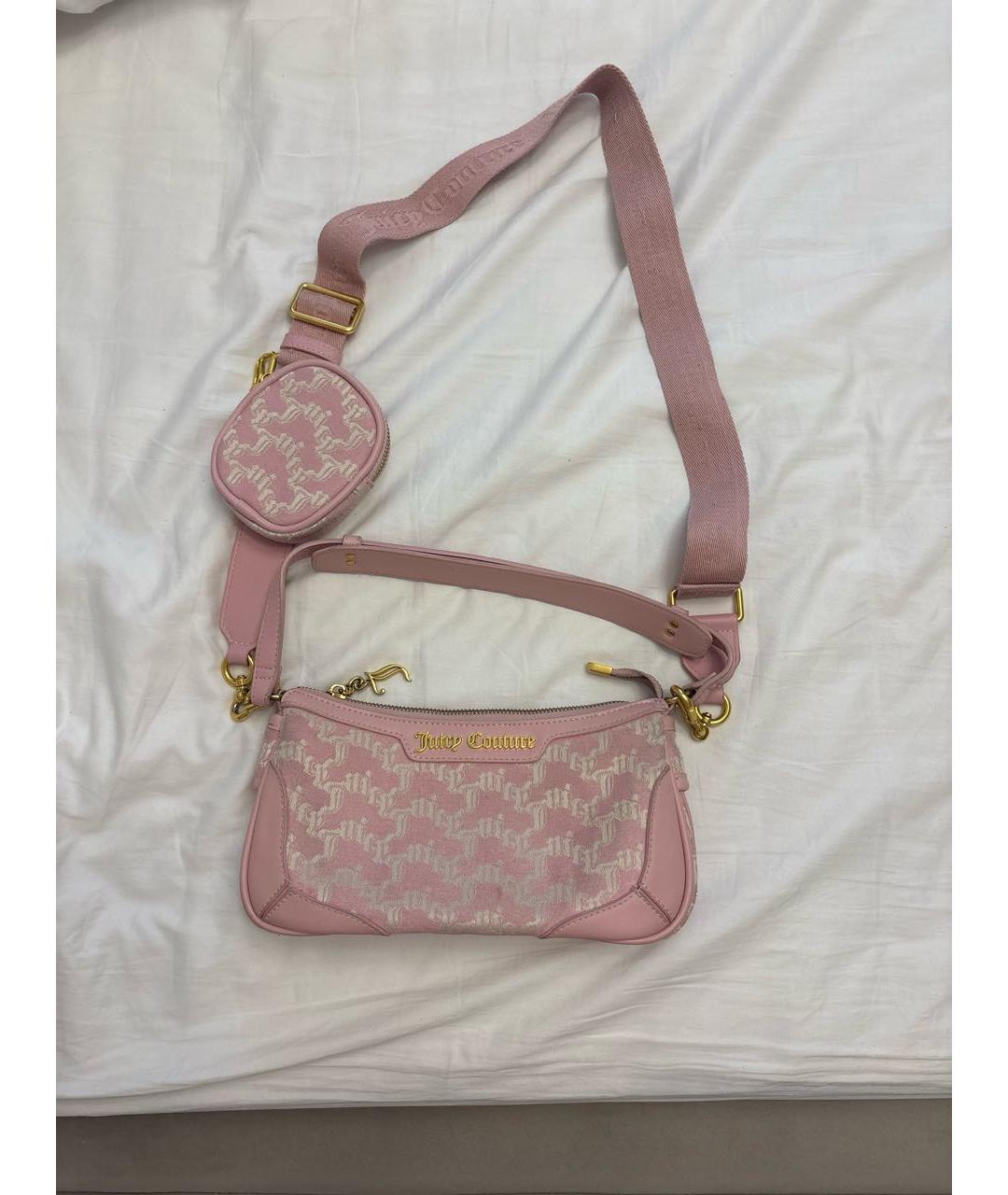 JUICY COUTURE Розовая сумка через плечо, фото 4