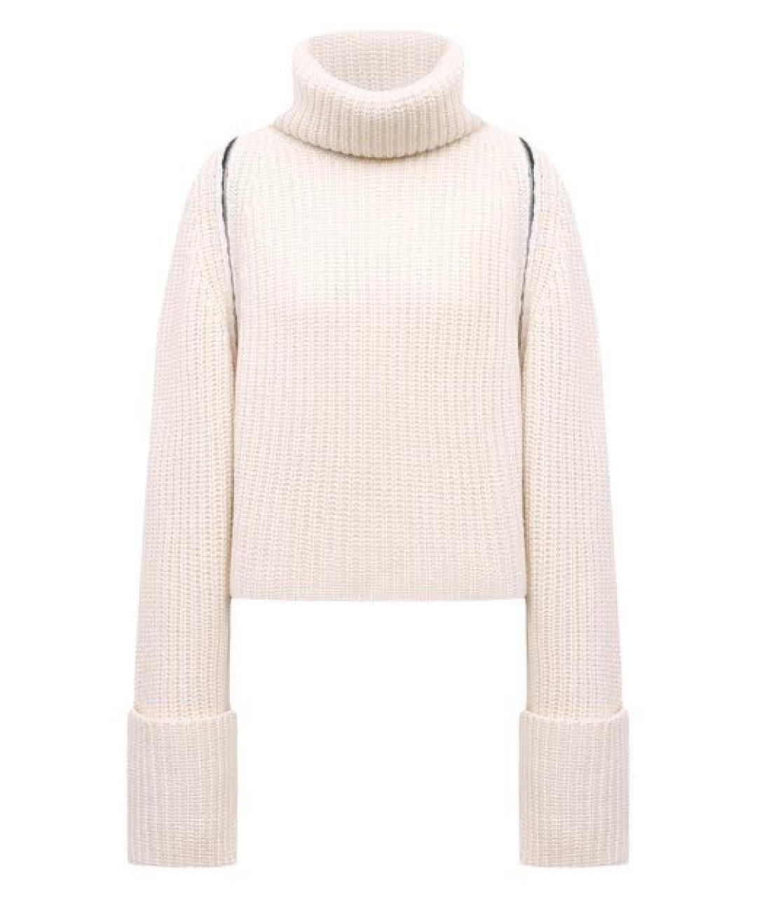 Jacob Lee Белый кашемировый джемпер / свитер, фото 1