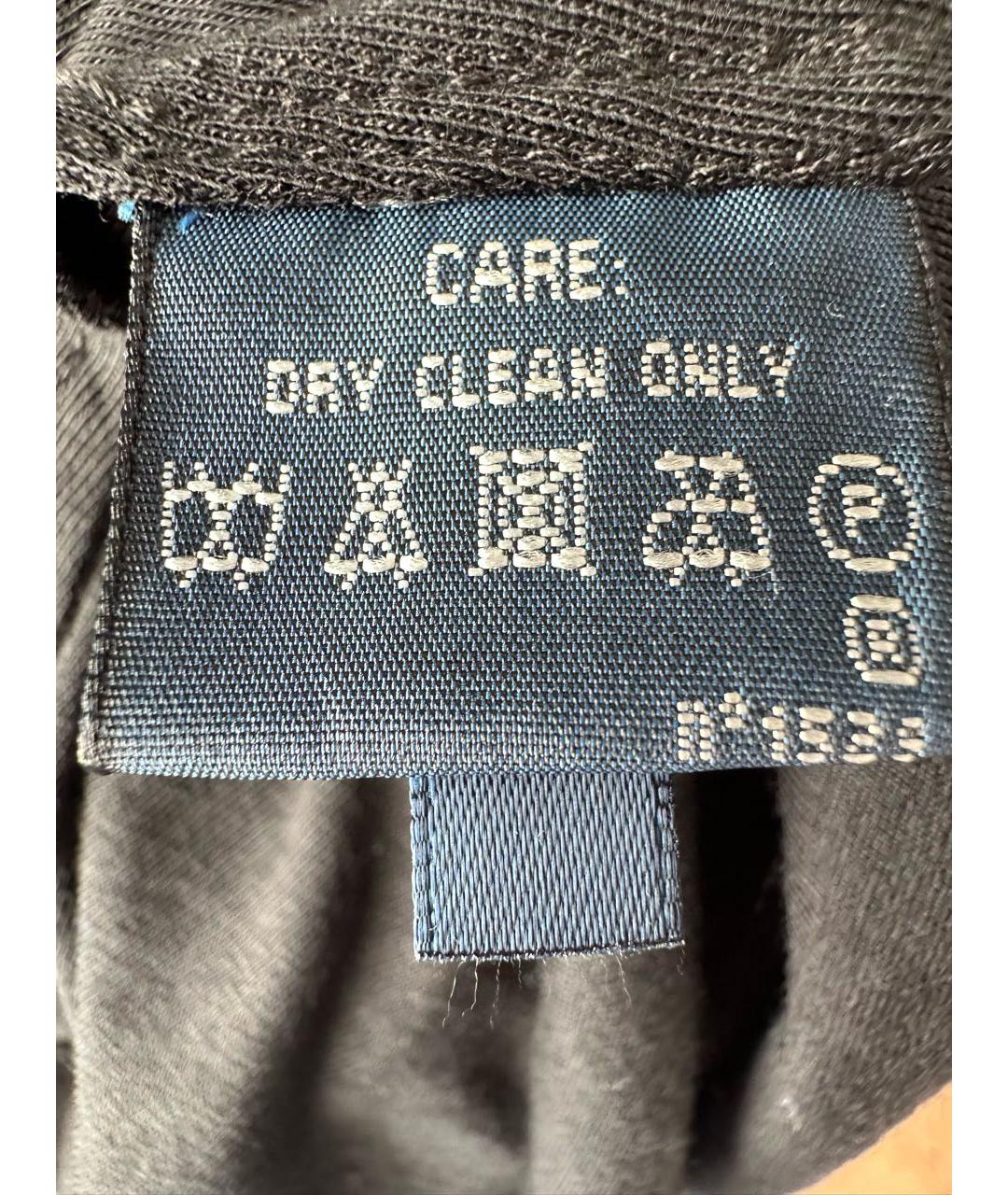 RALPH LAUREN Черная хлопковая юбка миди, фото 5